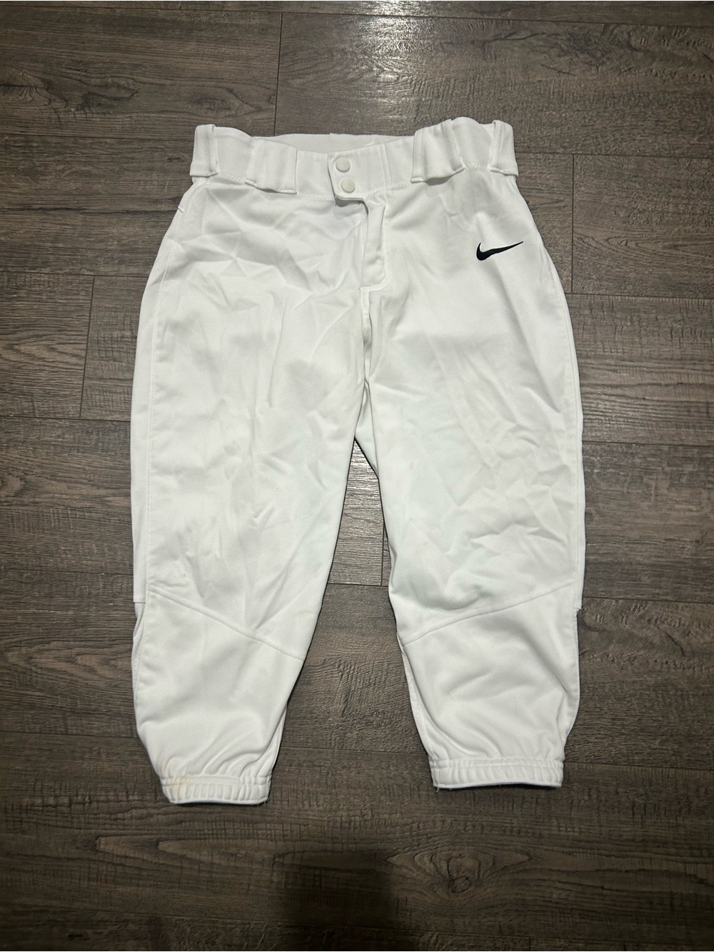 Nike White womens softball pants